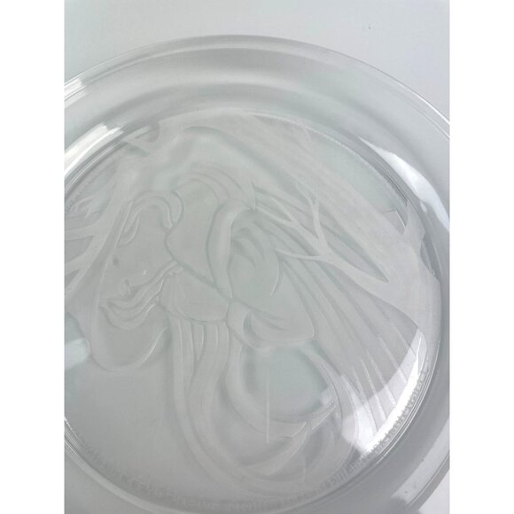 Vintage Lead Crystal Angelica by Michael Yates 793 Etched Plate, Morganstown - Picture 13 of 14